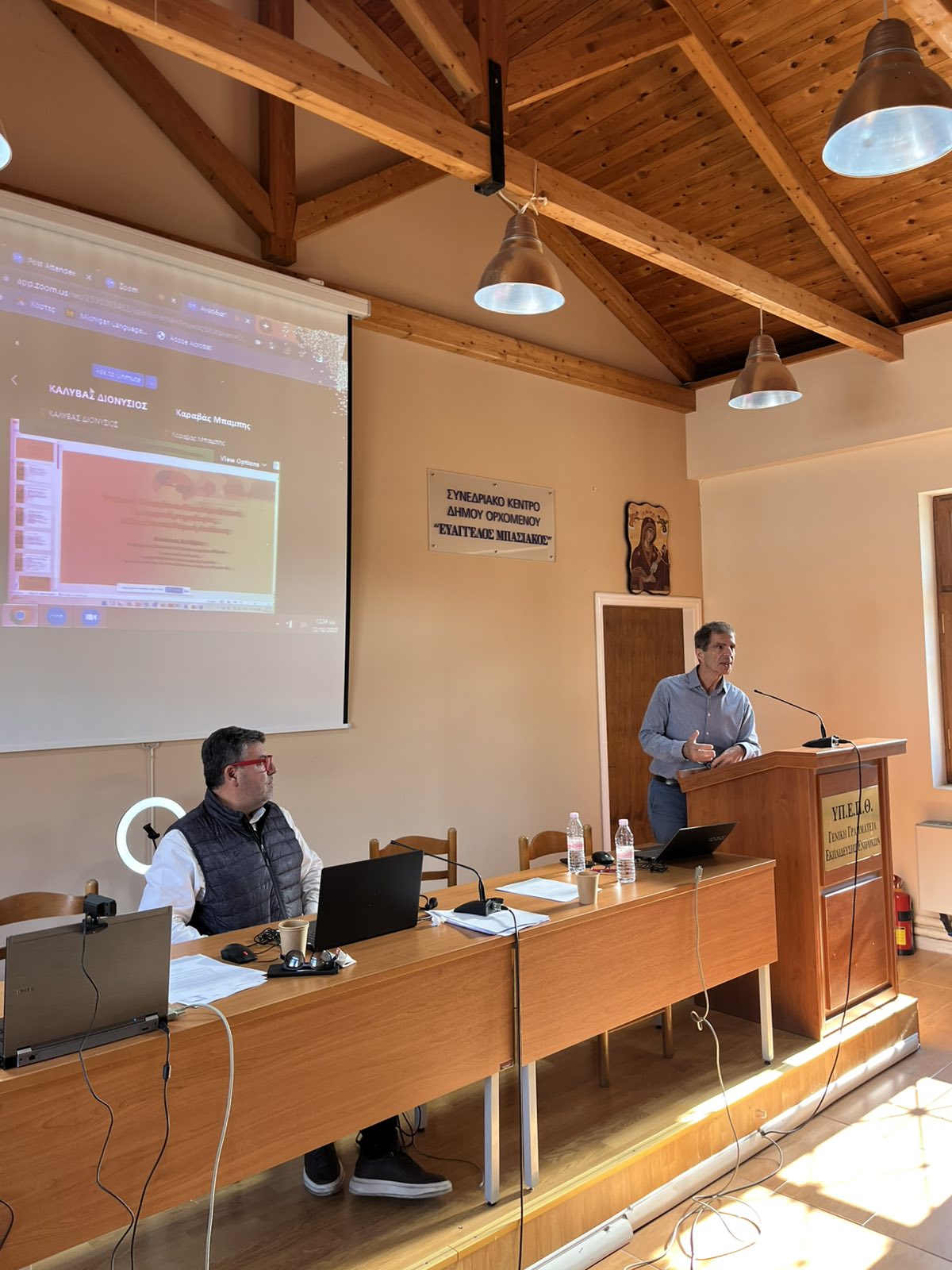 Ομιλία του καθηγητή κ. Καλύβα στη συνέλευση της Αγροδιατροφικής Σύμπραξης Στερεάς Ελλάδας